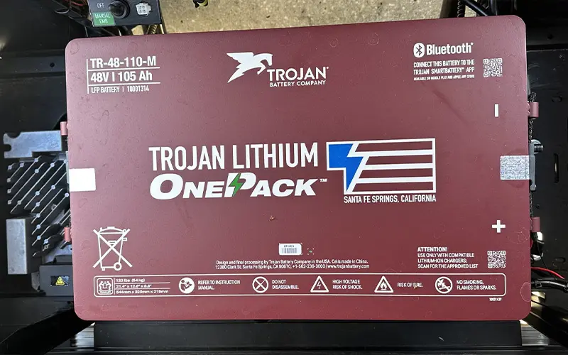Trojan Lithium OnePack battery ready for conversion